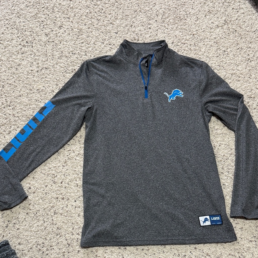 NFL Team Apparel Gray and Blue Shirt
